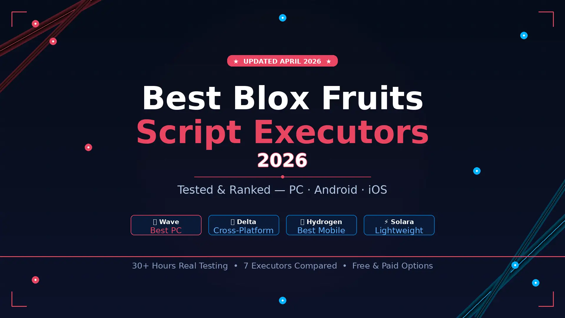 Best Blox Fruits Script Executors 2026 — Tested & Ranked (PC, Android & iOS)
