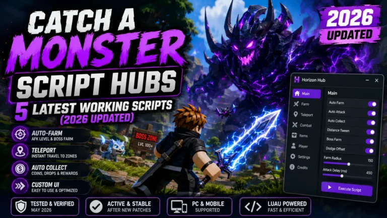 Catch a Monster Script Hubs